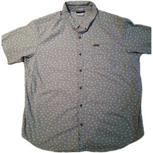 Columbia Sportswear Men's Shirt / XXL / Camping Print / Button Up / Short Sleeve
